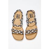 Bueno Shoes 01WU3417 Siyah Multi Deri Kadın Sandalet
