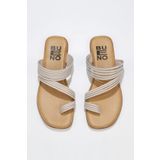 Bueno Shoes 01wu3418 Taba Deri Kadın Düz Sandalet