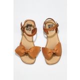 Bueno Shoes 01wu3424 Taba Deri Kadın Düz Sandalet
