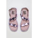 Bueno Shoes 01WU4101 Pudra Deri Kadın Düz Sandalet
