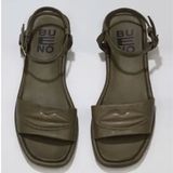 Bueno Shoes 01WU4110 Yeşil Deri Kadın Sandalet
