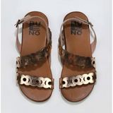 Bueno Shoes 01WU4216 Pudra Parlak Deri Kadın Sandalet