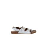 Bueno Shoes 01WU4223 Beyaz Deri Kadın Parmak Arası Sandalet