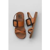 Bueno Shoes 01WU4224 Taba Deri Kadın Sandalet