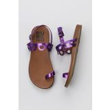 Bueno Shoes 01WU4227 Mor Parlak Deri Kadın Sandalet