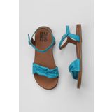 Bueno Shoes 01WU4230 Turkuaz Deri Kadın Sandalet