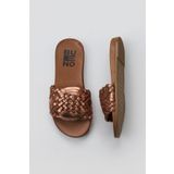 Bueno Shoes 01WU4233 Bakır Parlak Deri Kadın Düz Terlik