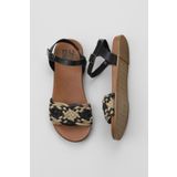 Bueno Shoes 01WU4250 Siyah Deri Kadın Sandalet
