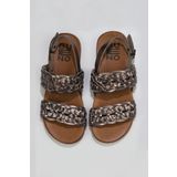 Bueno Shoes 01wu4252 Gri Parlak Deri Kadın Düz Sandalet