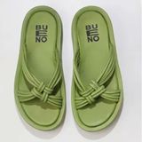 Bueno Shoes 01WU4602 Yeşil Kadın Terlik
