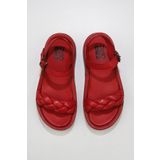 Bueno Shoes 01WU4641 Kırmızı Deri Kadın Sandalet