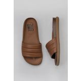Bueno Shoes 01WU4710 Kahverengi Deri Kadın Düz Terlik