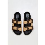 Bueno Shoes 01wu5817 Bej Deri Kadın Terlik