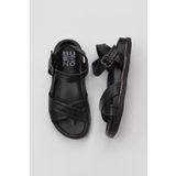 Bueno Shoes 01WU5830 Siyah Deri Kadın Sandalet