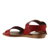 Bueno Shoes 01WU7417 Kırmızı Deri Kadın Düz Sandalet