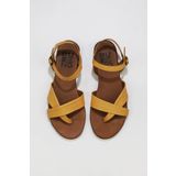 Bueno Shoes 01WU7419 Sarı Deri Kadın Sandalet