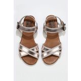 Bueno Shoes 01WU7421 Pembe Parlak Deri Kadın Sandalet