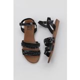 Bueno Shoes 01WU7434 Siyah Kadın Sandalet
