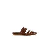 Bueno Shoes 01wu7445 Taba Deri Kadın Düz Sandalet