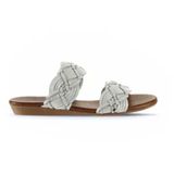 Bueno Shoes 01WU7452 Beyaz Deri Kadın Düz Terlik