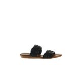 Bueno Shoes 01WU7452 Siyah Deri Kadın Sandalet