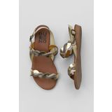 Bueno Shoes 01WU7472 Sarı Multi Deri Kadın Sandalet