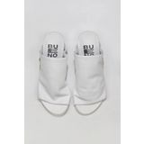Bueno Shoes 01wu7602 Beyaz Deri Kadın Terlik