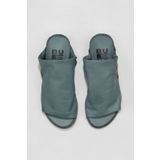 Bueno Shoes 01wu7602 Mavi Deri Kadın Terlik