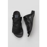 Bueno Shoes 01WU7602 Siyah Deri Kadın Düz Terlik