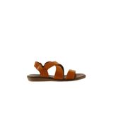 Bueno Shoes 01wu8208 Turuncu Deri Kadın Düz Sandalet