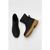 Bueno Shoes 01WV0202 Siyah Nubuk Kadın Düz Bot