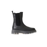Bueno Shoes 01WV1510 Gri Deri Kadın Dolgu Topuklu Bot