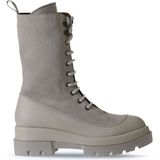 Bueno Shoes 01WV2901 Bej Deri-Süet Kadın Bot