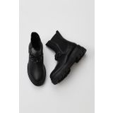 Bueno Shoes 01WV2910 Siyah Deri Kadın Topuklu Bot