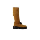 Bueno Shoes 01WV5302 Sarı Süet Dolgu Topuklu Kadın Çizme