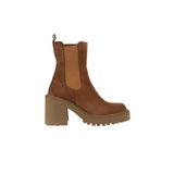 Bueno Shoes 01WV5400 Taba Açık Süet Kadın Topuklu Bot