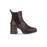 Bueno Shoes 01WV8100 Kahverengi Deri Kadın Topuklu Bot