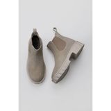 Bueno Shoes 01WV9002 Süet Dolgu Topuklu Bej Kadın Bot