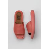 Bueno Shoes 01WY1000 Mercan Deri Kadın Dolgu Topuklu Terlik