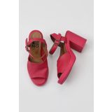 Bueno Shoes 01WY12303 Fuşya Deri Kadın Topuklu Sandalet