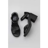 Bueno Shoes 01WY12501 Siyah Deri Kadın Topuklu Ayakkabı