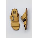 Bueno Shoes 01WY2001 Sarı Deri Kadın Düz Terlik