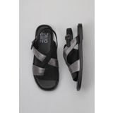 Bueno Shoes 01WY2012 Siyah Multi Kadın Sandalet