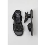 Bueno Shoes 01WY2024 Siyah Kadın Sandalet