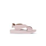 Bueno Shoes 01WY2303 Gül Kurusu Deri Kadın Düz Sandalet