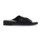 Bueno Shoes 01WY2902 Siyah Deri Düz Kadın Terlik