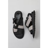 Bueno Shoes 01WY5401 Siyah Gri Kadın Sandalet