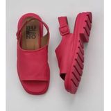 Bueno Shoes 01WY5506 Fuşya Deri Kadın Sandalet