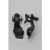 Bueno Shoes 01WY6800 Siyah Deri Kadın Topuklu Ayakkabı