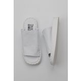 Bueno Shoes 01WY9109 Beyaz Deri Kadın Düz Terlik